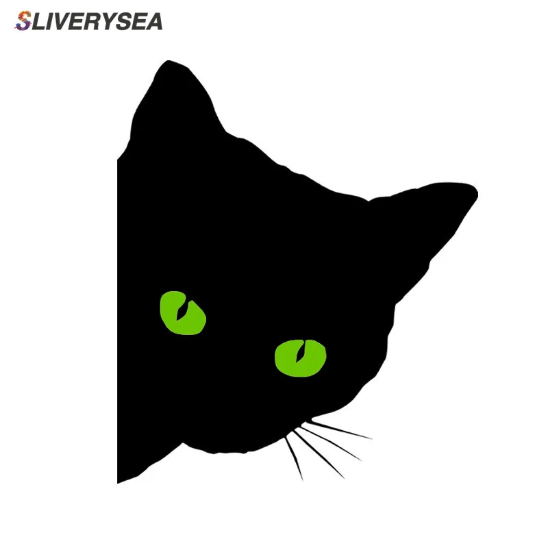 

SLIVERYSEA Cat Fun Car Sticker Car Latoptop Funny Vinyl Sticker Decal Vinyl Bumper Sticker Wall Sticker for Gift