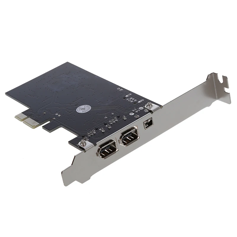 PCI Express x1 PCI-E FireWire 1394a IEEE1394 контроллер карты 3 порта для рабочего стола