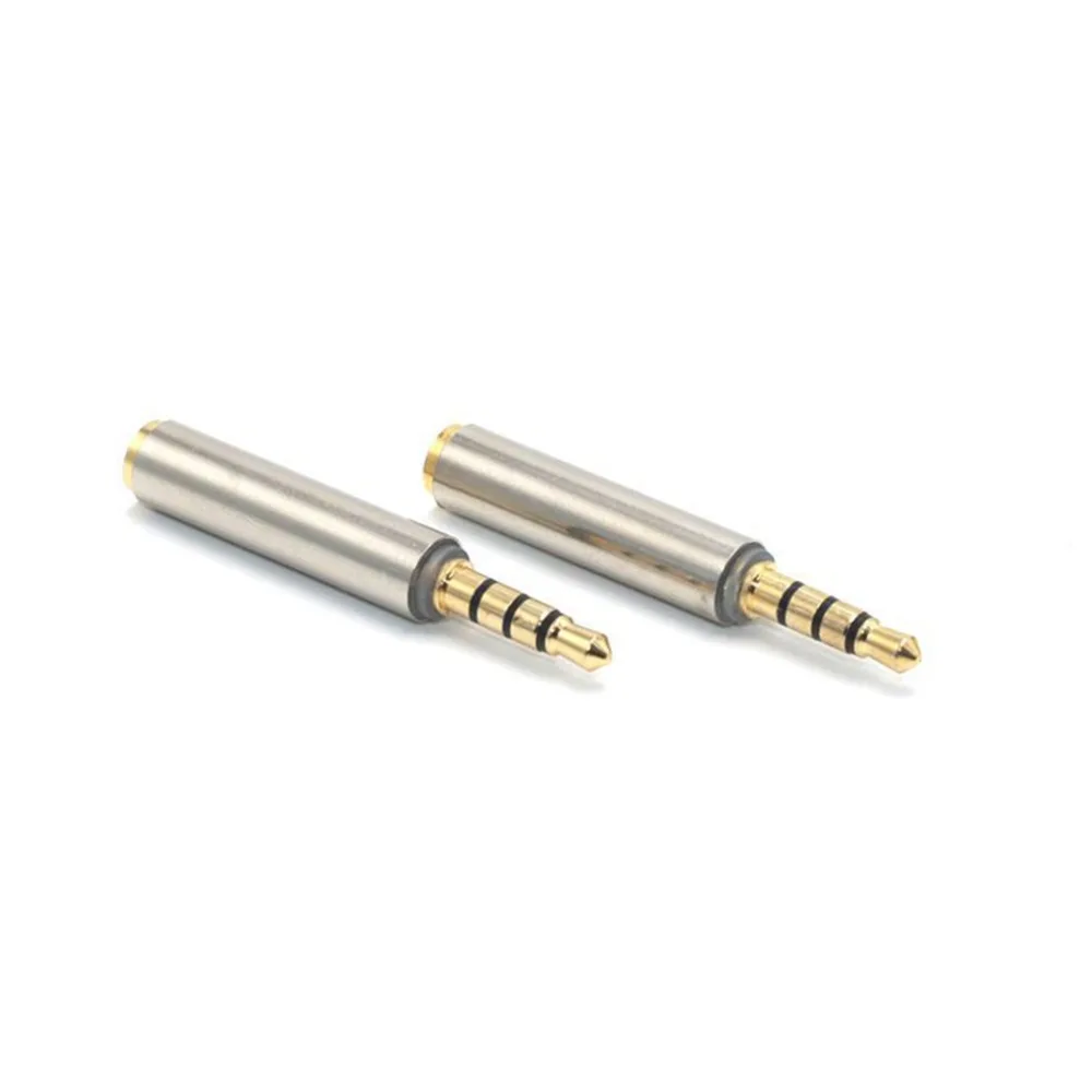 2Pcs Earphone Audio Adapter Connector High Quality 35Mm Male Jack To Female Plug 4 Pole Head Phone huismerk kopen in de aanbieding 2Pcs Earphone Audio Adapter Connector High Quality 35Mm Male Jack To Female Plug 4 Pole Head Phone huismerk kopen in de aanbieding