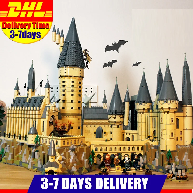 

2019 Harry Movie Potter Compatible Legoinglys 71043 Hogwarts Castle Set Building Blocks Bricks Kids Toys House Model Christmas G