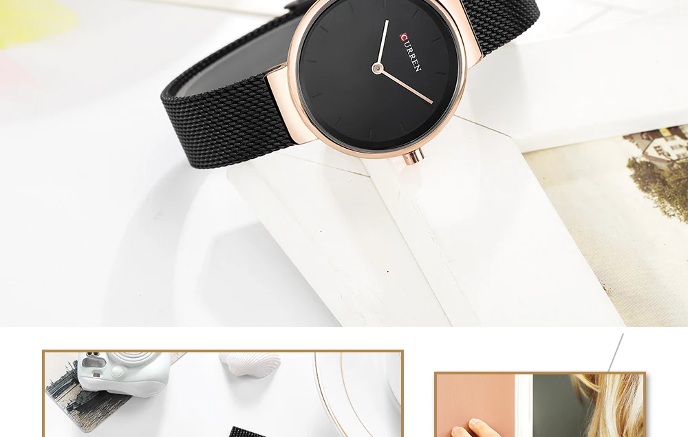 CURREN, женские часы, люксовый бренд, с сетчатым ремешком, женские кварцевые часы,, спортивные, Relogio Feminino Montre Femme, наручные часы