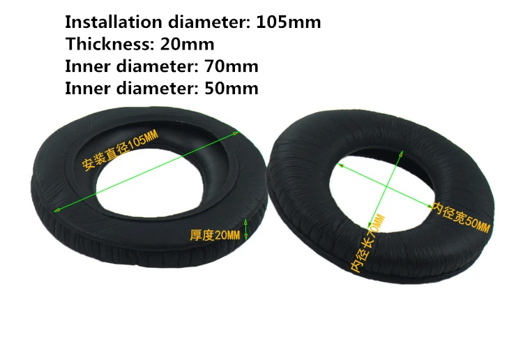 105MM Replacement Foam Ear Pads Cushion For Sony for Sennheiser Headphones Soft Earpads 1 (4)_