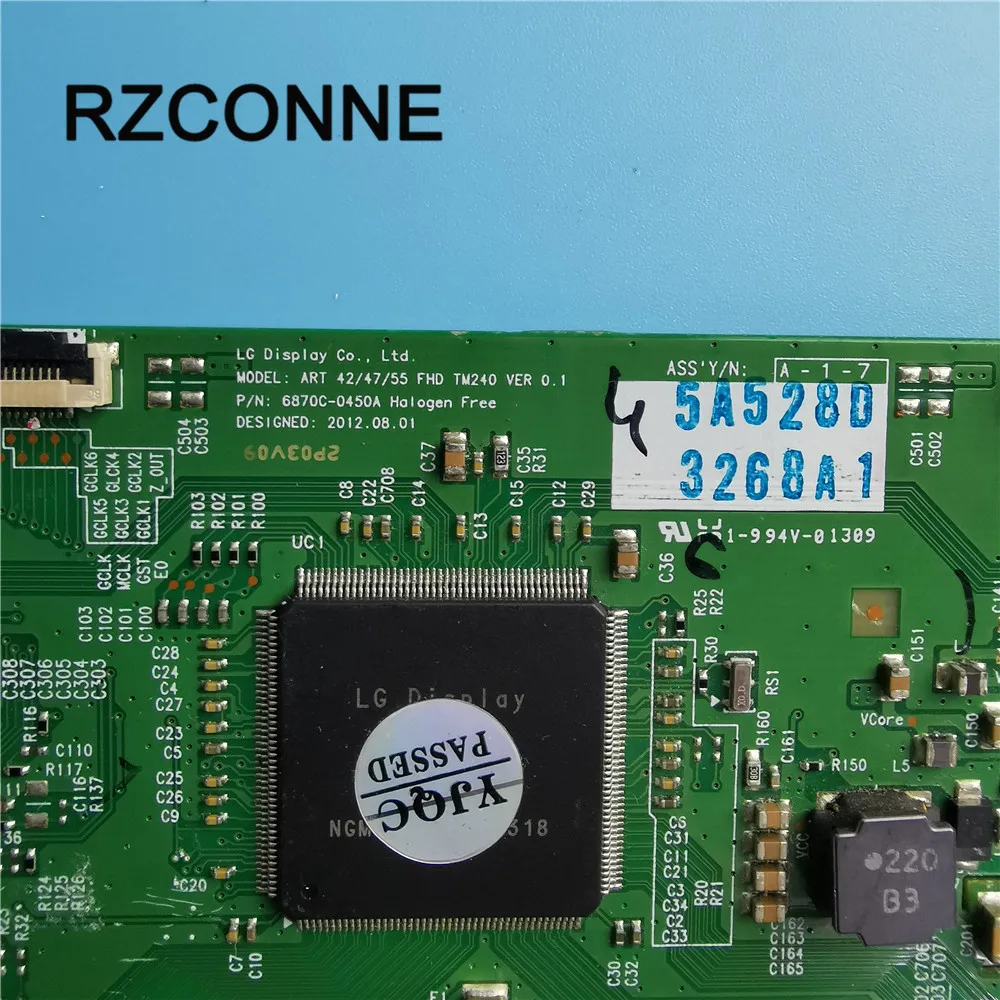 Плата T con для LG 42/47/55 FHD TM240 ver0 1 6870C 0450A экран LC500EUD| |