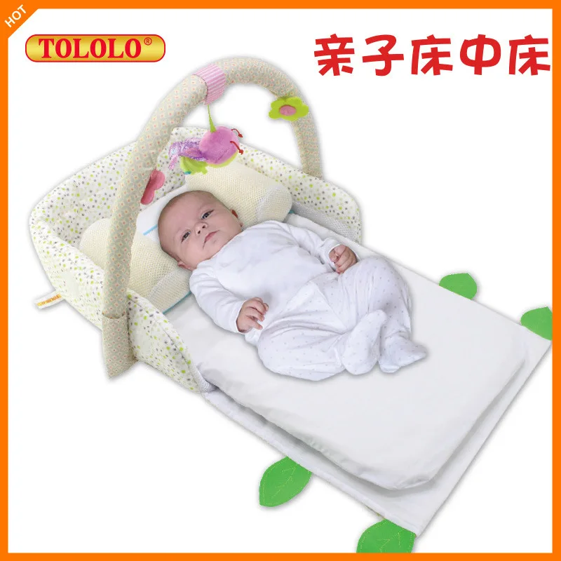 

Multifunctional crib portable folding bed newborn baby play bed