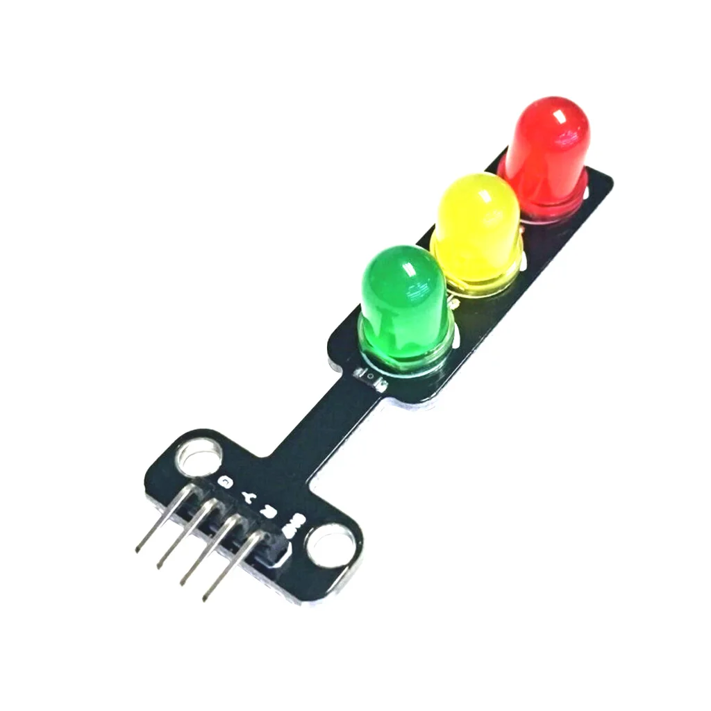 5V Mini Traffic Light 5mm LED Display Module Creative DIY Kit