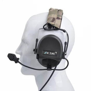 

New Z Tactical TEA Hi-Threat Tier 1 Softair Headset Military Aviation Noise Canceling Headsets Ztac Airsoft Headphone Z110