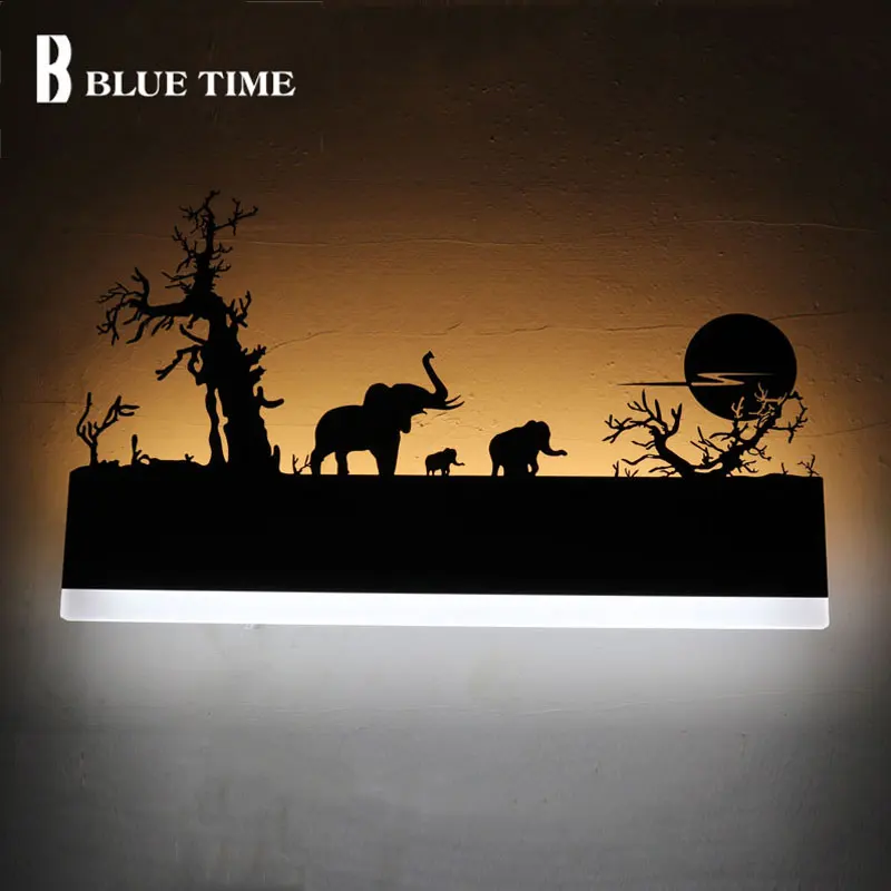 Comprar 12W acrílico creativa luz LED moderna de pared para sala de estar mesita de noche lámpara de dormitorio aplique de pared baño lámpara de pared negro Lustre