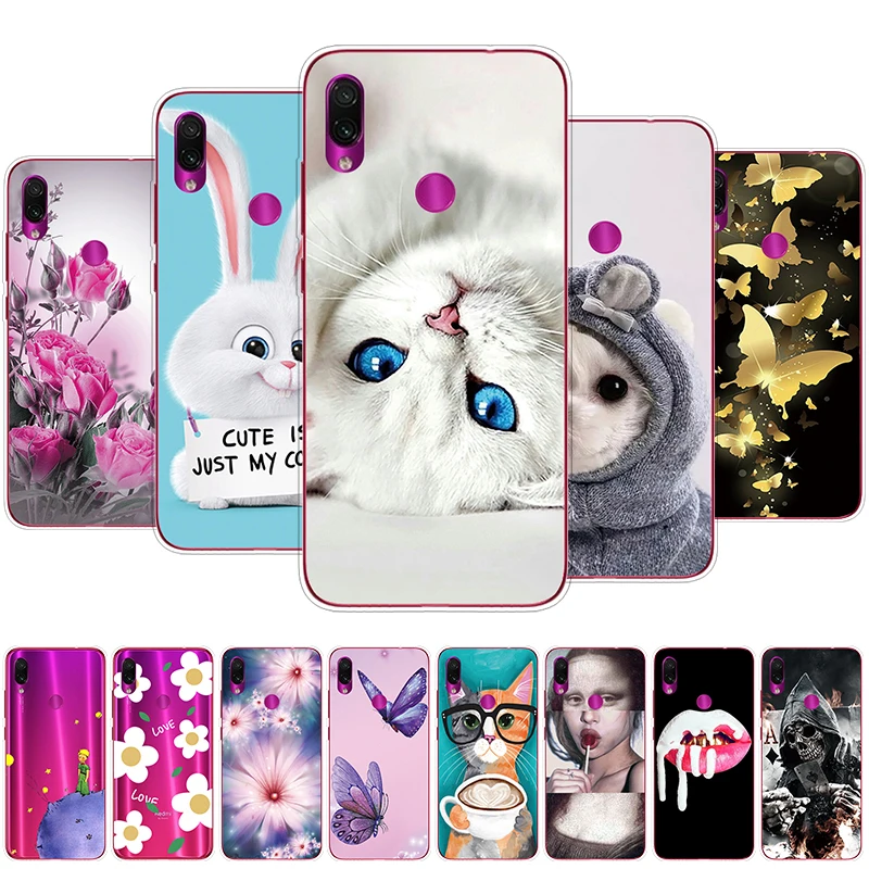 

For Xiaomi Redmi Note 7 7S Case Silicon Soft TPU For Xiaomi Redmi Note 7 Pro Case 6.3 inch Coque FOR Redmi Note7 Pro Cases Clear