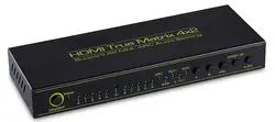 HDMI V1.4a HDMI матрица 4X2 (4 до 2) коммутатор, переключатель усилители домашние с дистанционным поддержка ARC наушников TOSLINK 4 к X 2