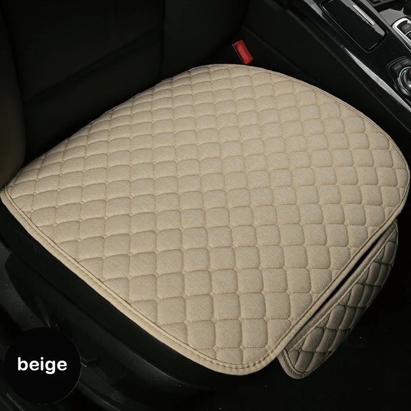 XWSN Linen car seat cover cushion suitable for 99% of the auto four seasons universal comfortable and breathable Car accessories