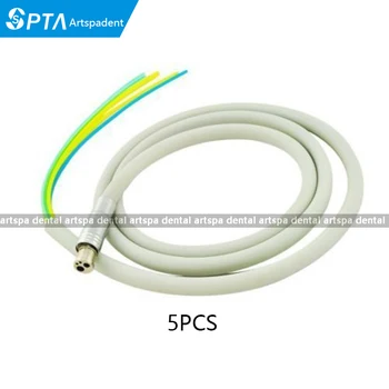 

5PCS Silicone Dental 4 Holes Handpiece Hose Tube with Connector for High&Low Speed Handpiece High Quality