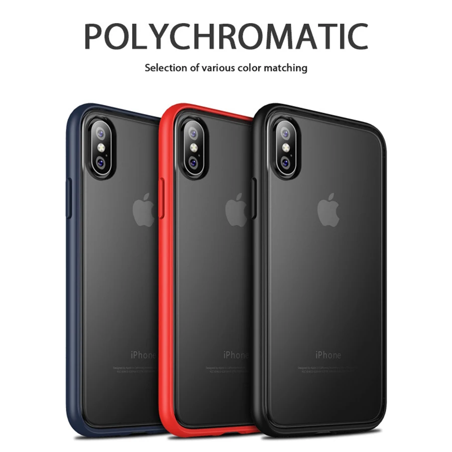 

mobile phone shell anti-falling translucent frosted silicone protective case is suitable for iphone series mobile phone case