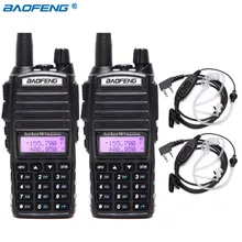 2 шт Baofeng UV-82 2 PTT 5 Вт портативная рация VHF UHF Двухдиапазонный портативный трансивер 10 км дальность Ham CB радио двухстороннее радио UV82