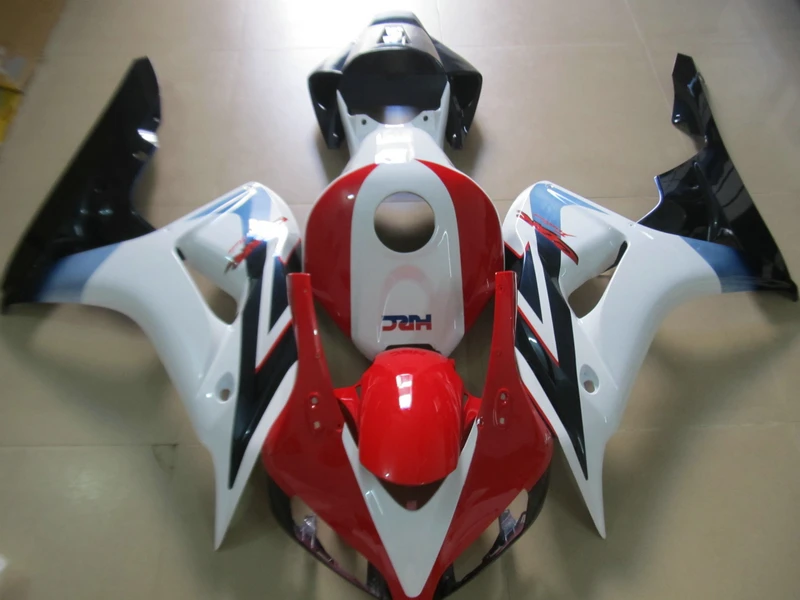 Обтекатель 100% подходит для Honda CBR1000RR 2006 2007 красный белый черный обтекатель CBR 1000RR 06