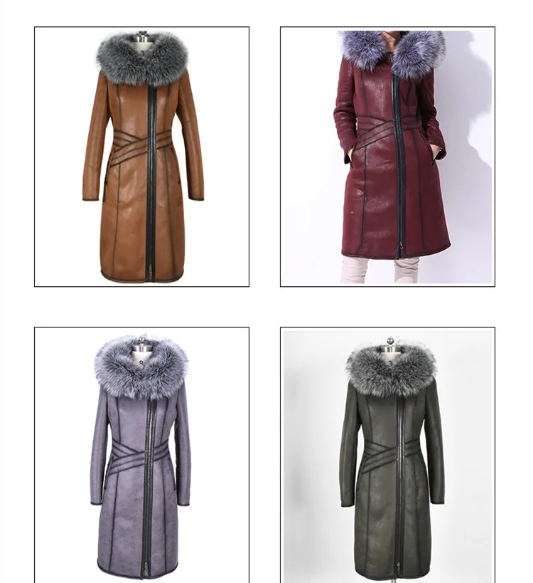 Women Winter Jacket Leather Jacket Winter Coat Women Parka Plus Size 7XL Long Leather Coat Fur Collar Zipper Hooded Coats 2018 AS02 (3)