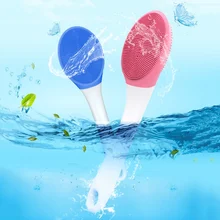 Электрическая щетка для ванны звуковая волна перезаряжаемая Водонепроницаемая силиконовая задняя Ванна артефакт мягкие волосы для тела душевая щетка