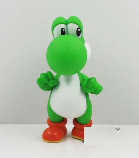 2 шт динозавр Yoshi и яблоко плюшевые куклы с ПВХ Фигурки игрушки около " 7"