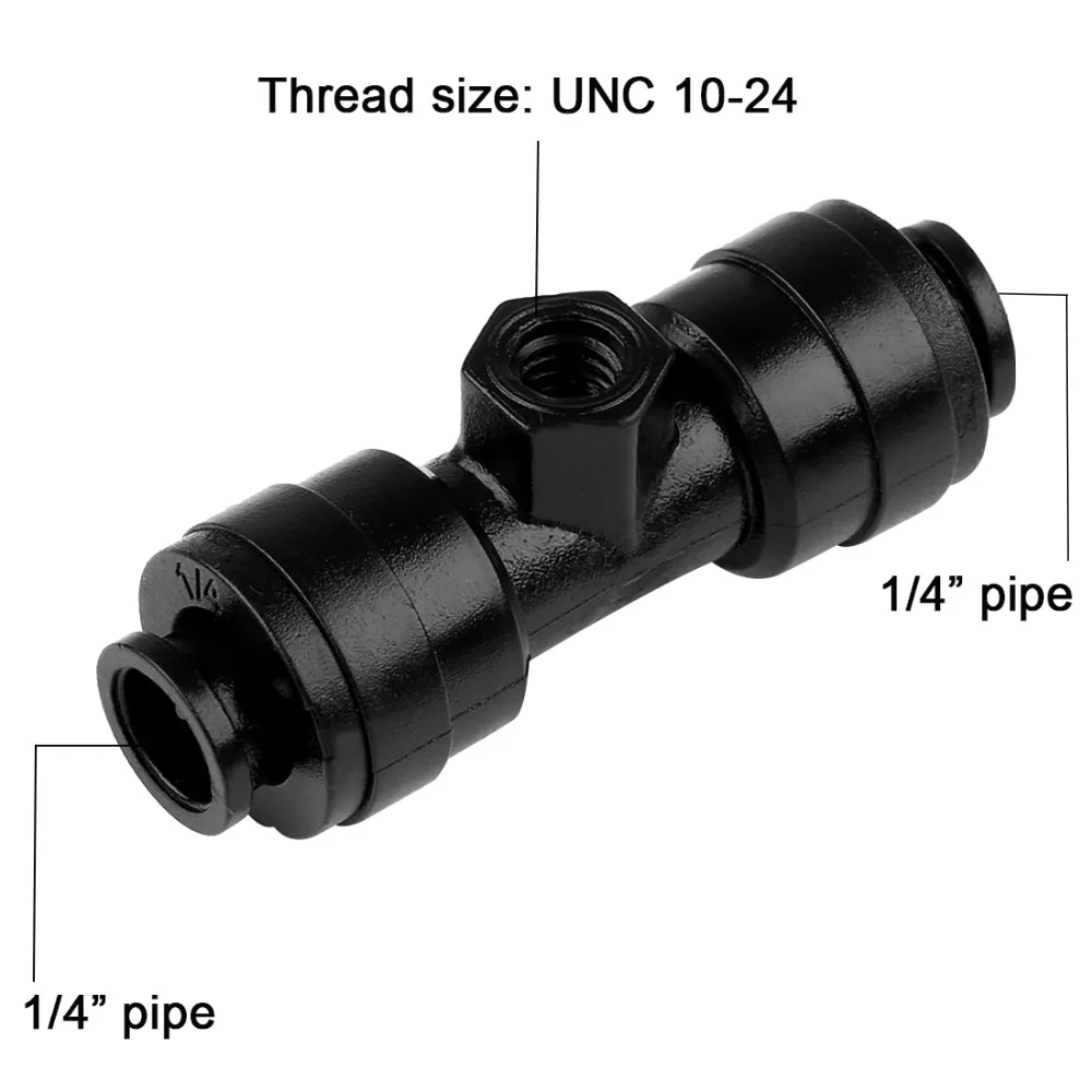 EONBON насадка распылителя s комплект 12x0,4 мм 10/24 UNC латунь Mister насадки + 10x1/4 "Slip-Lok насадка распылителя футболки + 1 штекер