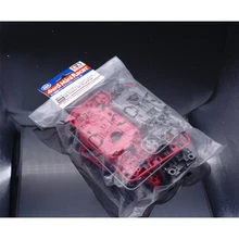 tamiya 95235 мини 4WD MS шасси комплект серебро/розовый Сделано в Японии