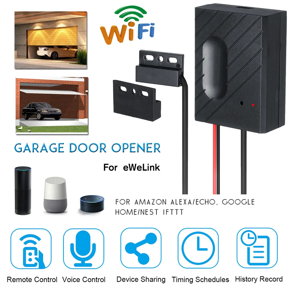 Remote Control Mini Accessory App Wifi Garage Door Smart Switch
