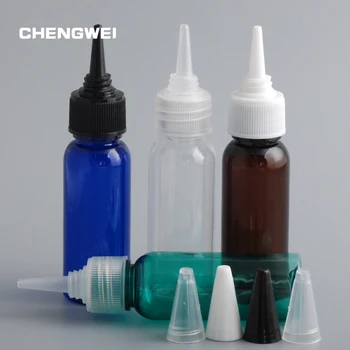 

CHENGWEI 4 Colors PET Plastic Twist Cap Empty Bottle 20ml 20Pcs/Lot Cosmetic Refillable Bottles Easy To Carry Filled Tool