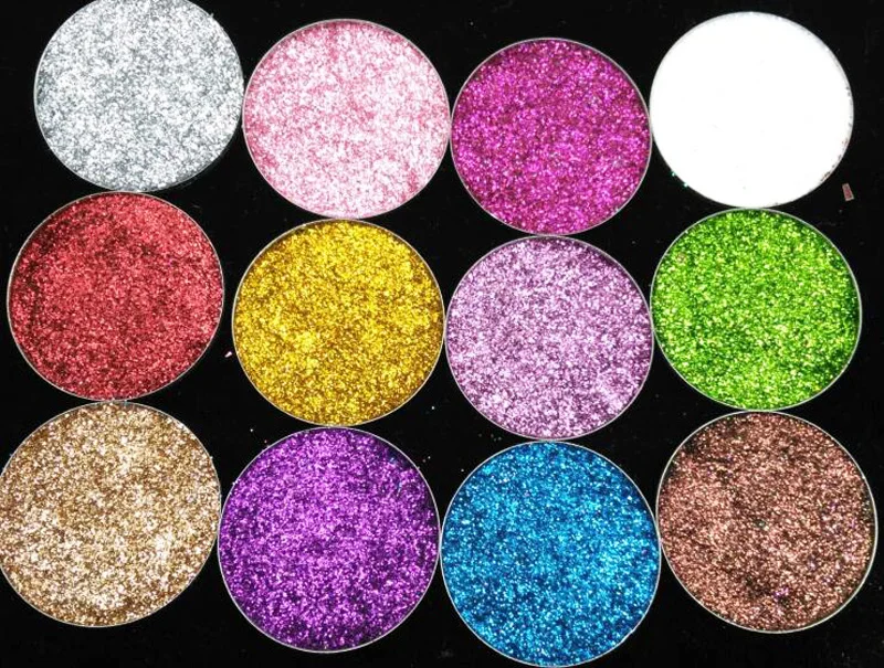 Pressed Glitter, 12 Color Custom Pallet (You choose the colors) Pressed