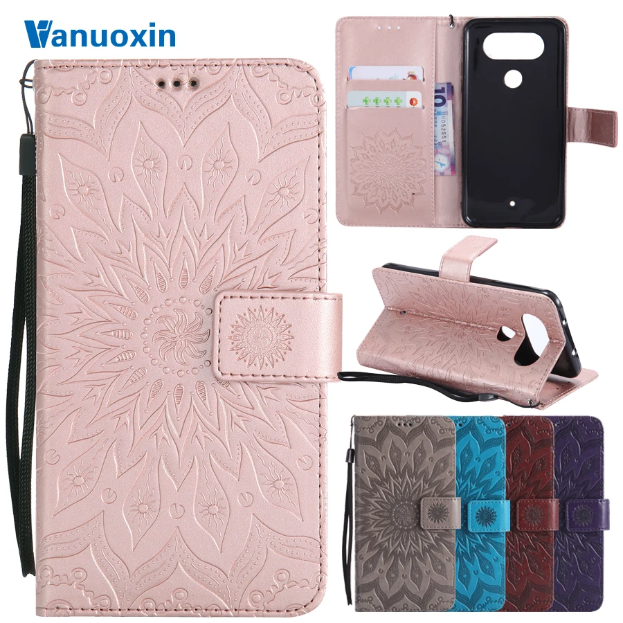 

Vanuoxin Phone Cases on For Funda LG Q8 case For coque LG V20 Mini / LG Q8 case cover 3D pattern Wallet Flip Cover Leather Case