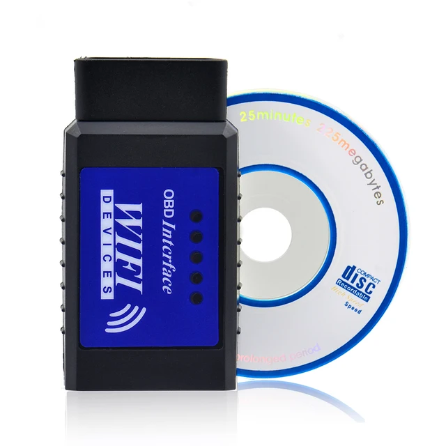 Car WIFI OBD 2 OBD2 OBDII Scan Tool Foseal Scanner Adapter Check Engine  Light Diagnostic Tool for iOS & Android