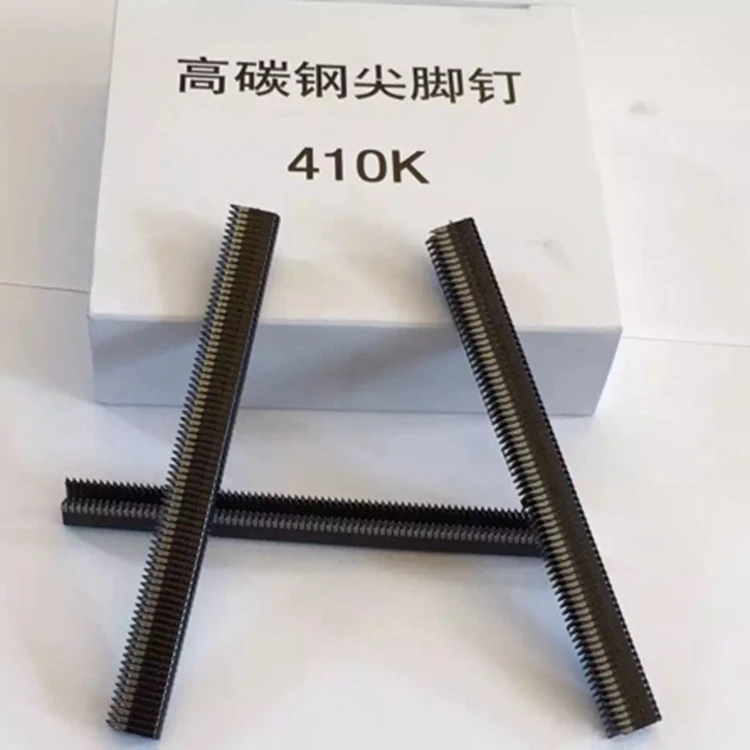 

air nail gun woodworking iron woven rattan aluminum tube narrow crown stapler high carbon steel nails 410K 413K 416K