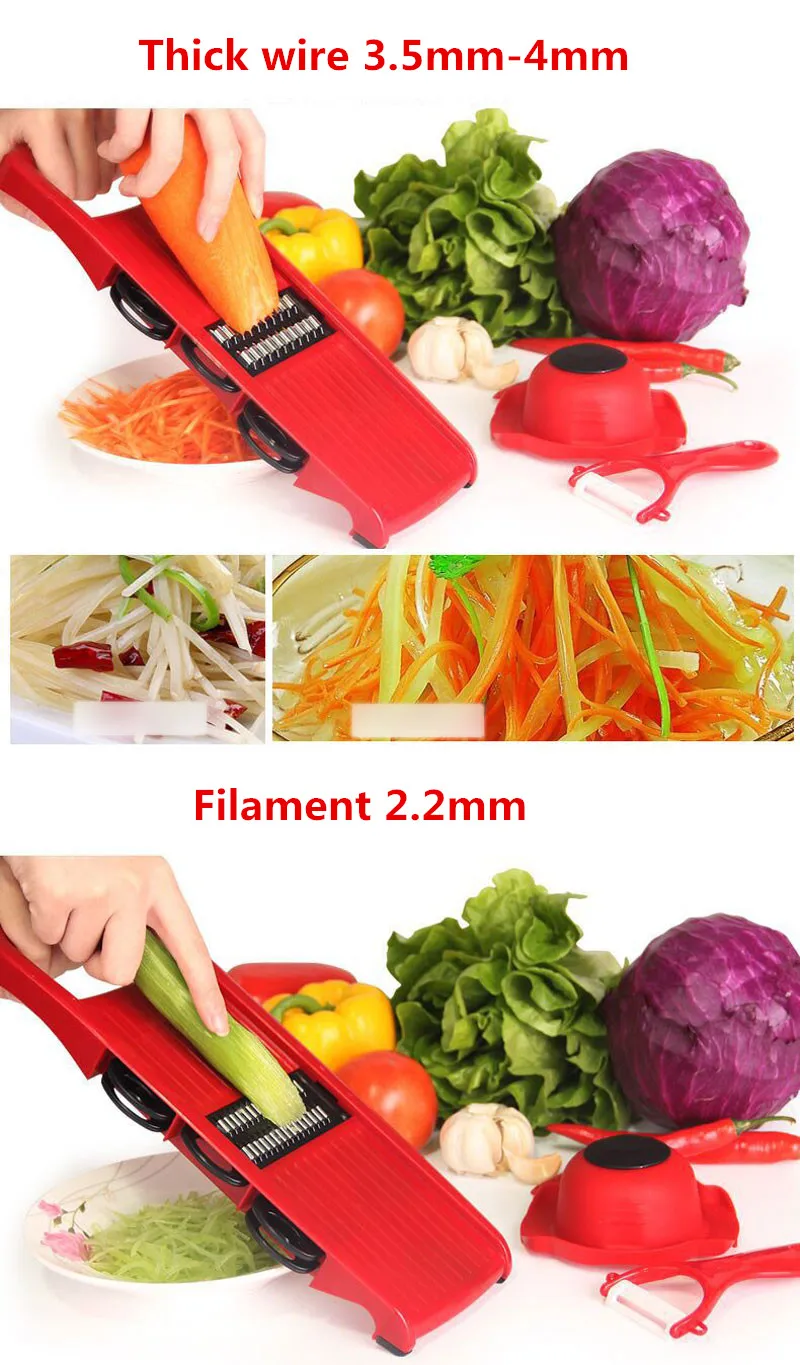 6 в 1 инструмент для нарезки измельчитель для лука и овощей Mandoline Slicer Dicer Blades Veggie кухонный измельчитель инструменты Женские выбор