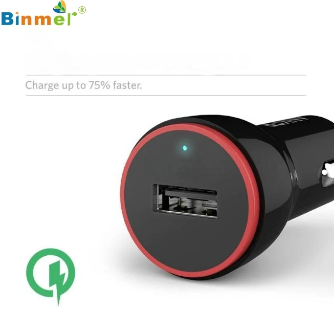 Binmer Mini Car Charger 2 USB Port Adapter Automatic Identification Device Charger Power Supply for Universal Mobile Phones hot