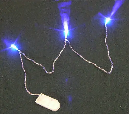 

ROMANTIC super bright blue Color 25 sets Battery operated lights eiffel tower