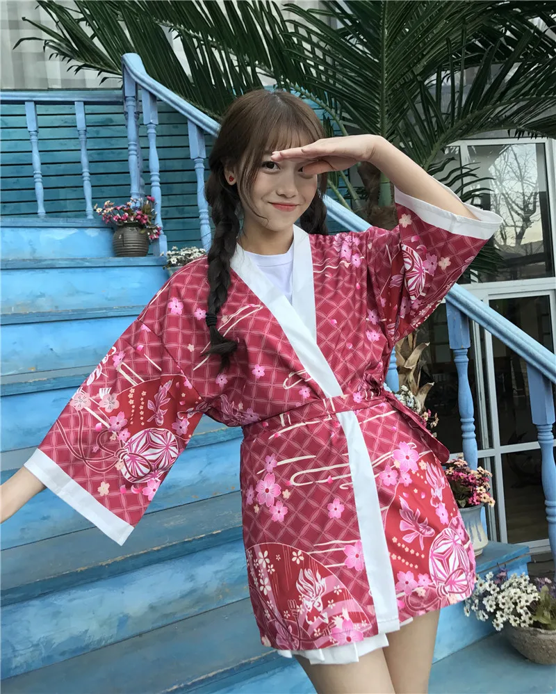 SUNJINACRO традиционное японское кимоно Yukata женское кимоно Косплей Японская одежда традиционные женские японские кимоно