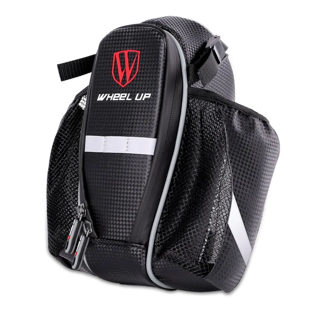 WHEEL UP 2 Water Bottle Pockets Bike Bag + Lid MTB Road Bicycle Cycling