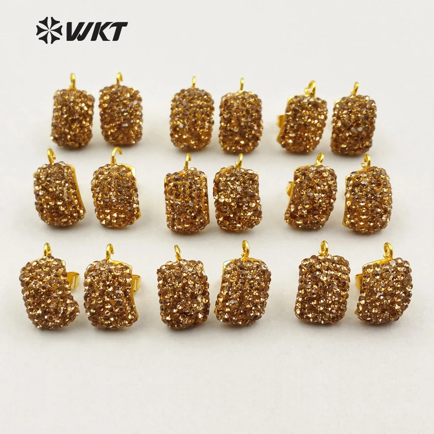 JF169 блестящие серьги из горного хрусталя поиск паве Кристалл Стразы модные заклепки серьги Поиск для серьги Дизайн 18*8 мм