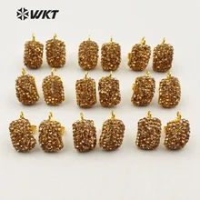 JF169 блестящие серьги из горного хрусталя поиск паве Кристалл Стразы модные заклепки серьги Поиск для серьги Дизайн 18*8 мм