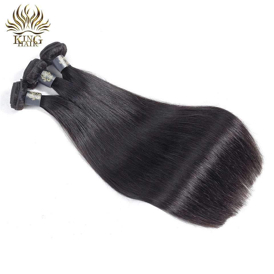 King Hair Brazilian Straight Hair Weave Bundles 100% Human Hair Bundles 1pc Natural Remy Hair Extensions 3 or 4 Bundles Can Buy King Hair Brazilian Straight Hair Weave Bundles 100% Human Hair Bundles 1pc Natural Remy Hair Extensions 3 or 4 Bundles Can Buy