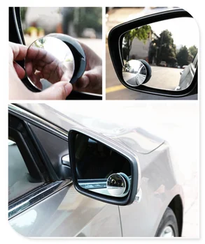 

Car borderless small round blind spot mirror reversing aid for BMW X7 X1 M760Li 740Le iX3 i3s i3 635d 120d 120i