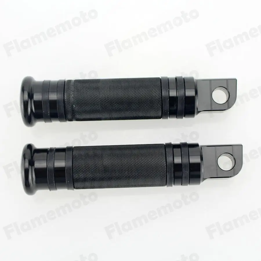 

UNDEFINED Motorcycles Black CNC Rear Front Foot Pegs for Harley Touring Softail Dyna Sportster XL 883 1200 Low Rider Classic CVO