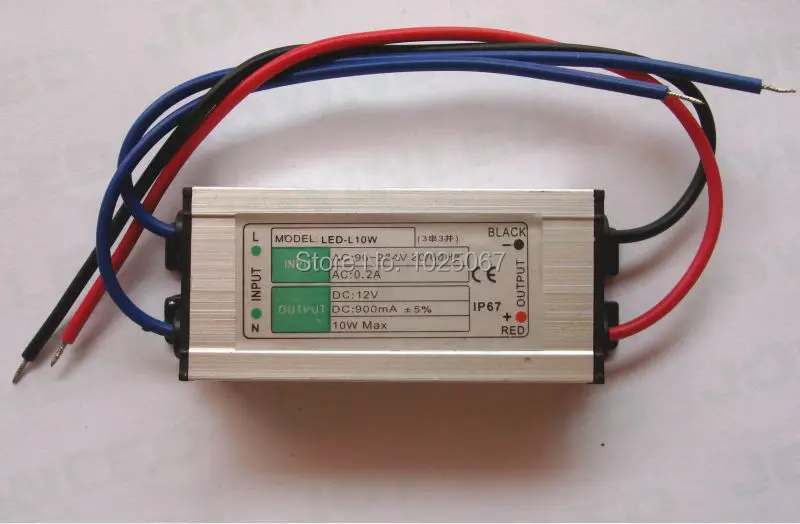 

Factory sale 3 series 3 parallel constant current 900MA waterproof 6-12V DC power supply 10W led light drivers