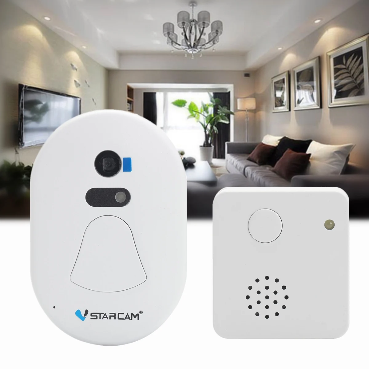 

Wireless Wifi Video Doorbell Camera Motion Detection Alarm Door Phone Intercom Home Security Night Vision Video Door Bell
