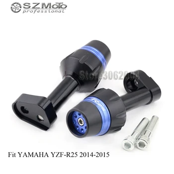 

For YAMAHA YZF-R25 YZF R25 YZFR25 2014-2015 Frame Slider Crash Protector Bobbins Falling Protection Motorcycle Accessories Logo