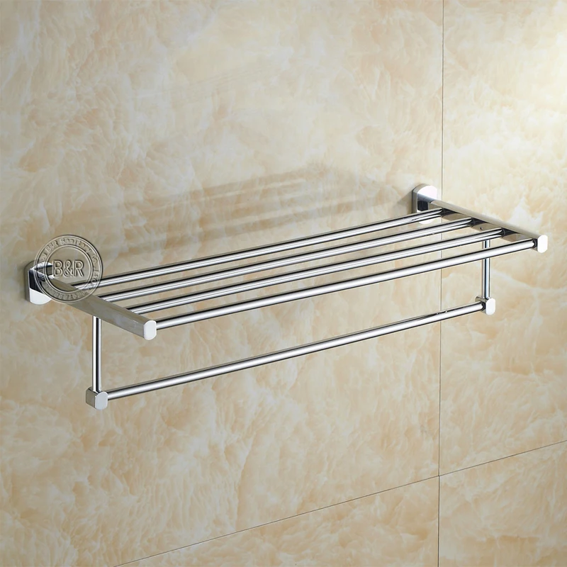 

BAKALA  Fashionable space Aluminum Moving Towel Rack Towel Rail Towel Rod Free Shipping BR-16008