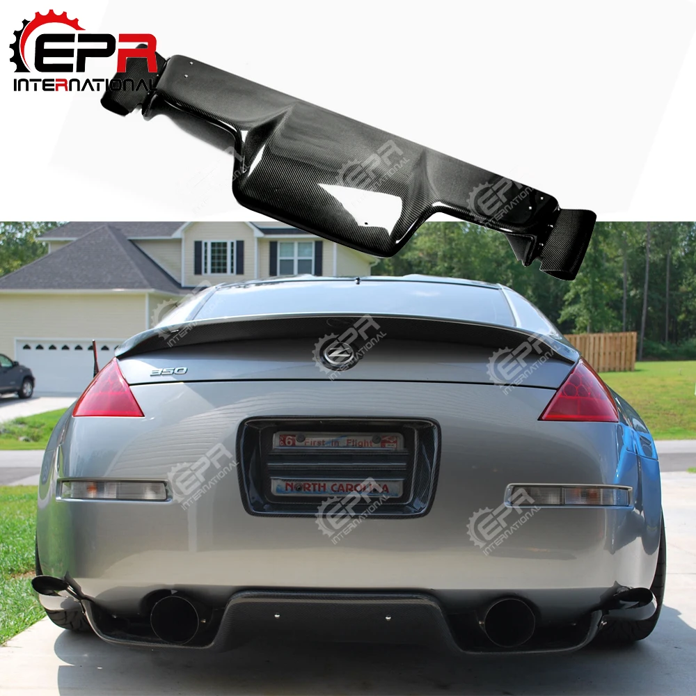 Задний диффузор из углеродного волокна для Nissan 2003 2008 Z33 350z TS подходит Infiniti G35 Coupe 2D