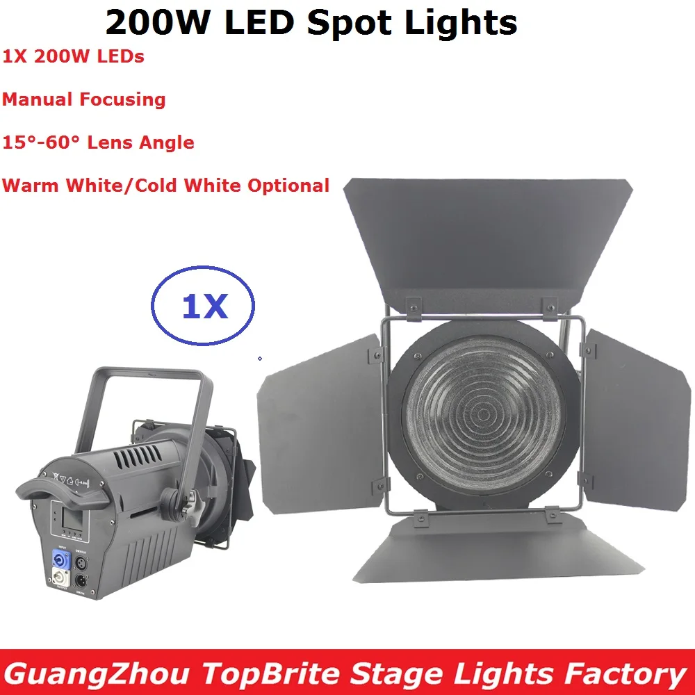 LED Par 200W High Brightness Warm White/Cold White LED Stage Lights DMX