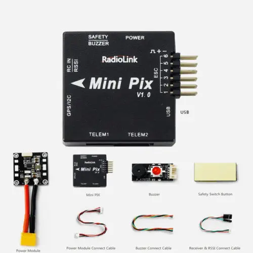 Radiolink Mini PIX управление полетом Вибрация Демпфирование программным обеспечением atiude Hold для RC Racer Drone Quadcopter