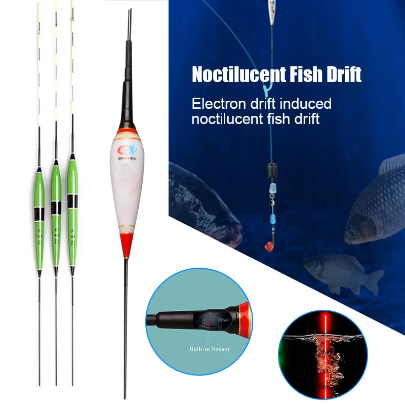 

2019 Hot Sale Smart Fishing Float Night Luminous Fishing Floats Light Automatically Remind Fish Float 19ing