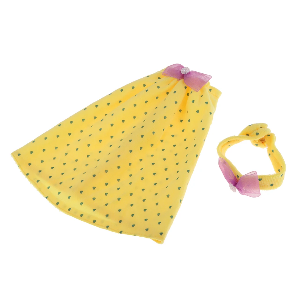 1/3 BJD Doll Clothes Casual Home Outfits - Off Shoulder Nightdress & Headband For Night Lolita BJD Girl Doll Dress-up Accessory