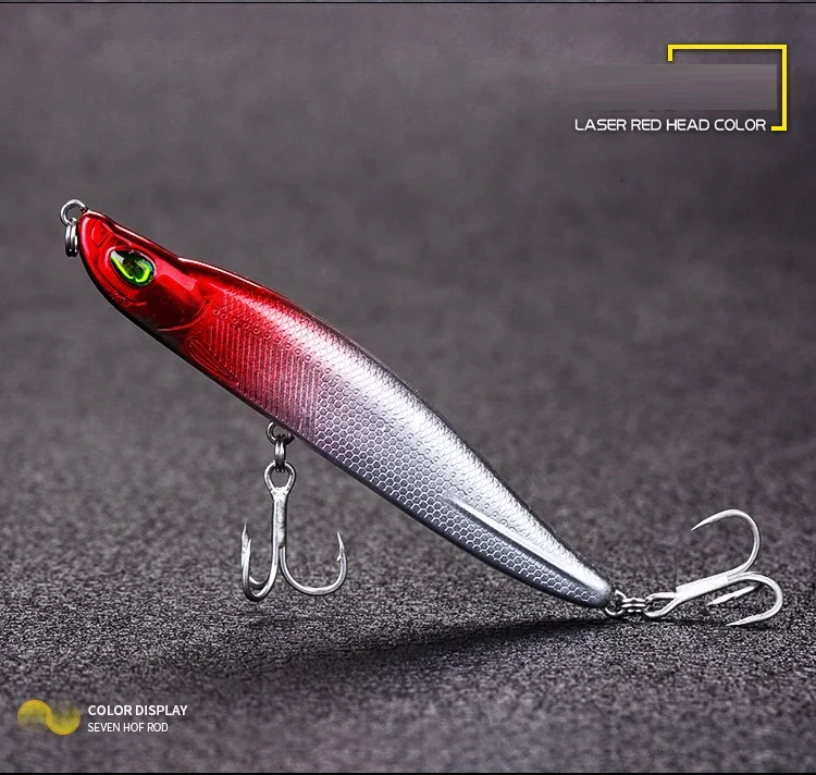 8.5cm 11g Jerkbait Electric Vibration Fishing Lure Twitching Bait Rechargeable Lures Wobblers Sinking Minnow Hard Baits Lurre