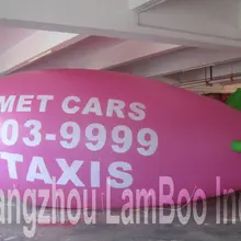 DHL 8 М Длинные розовые надувной дирижабль/Индивидуальные Цвета и логотипы/надувные Zeppelin/Дирижабль для рекламы